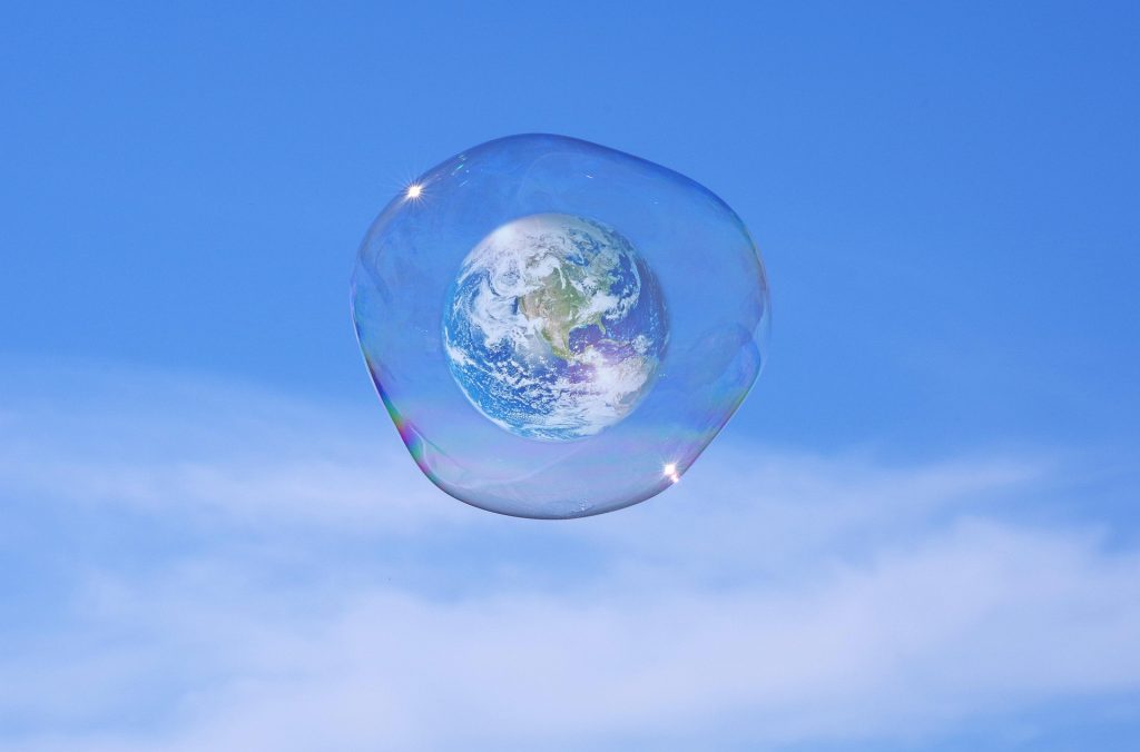 Earth in a bubble